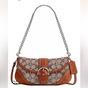 NWOT Coach signature crystal soho small bag